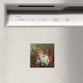 Aimant Vie continue avec fleurs et partitions (In Situ (Lave-vaisselle))