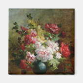 Aimant Vie continue avec fleurs et partitions (Devant)