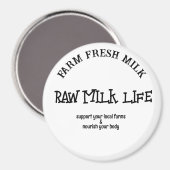 Aimant vie du lait cru (Recto/Verso)