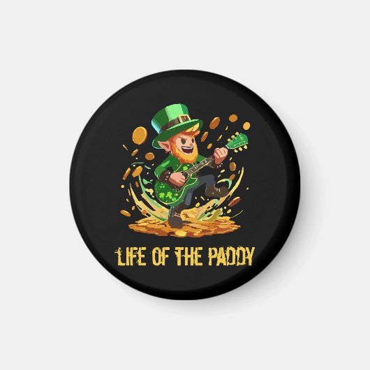 Aimant Vie du paddy, jour de la Saint-Patrick (Devant)