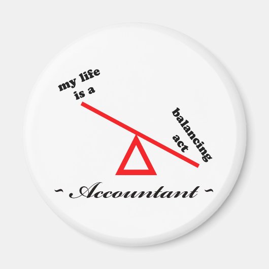 Aimant Vie d'un comptable (Devant)
