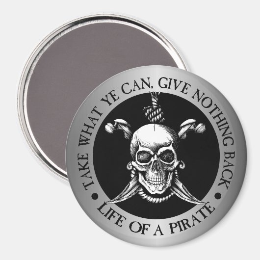Aimant Vie D'Un Pirate - Prenez Ce Que Vous Pouvez (Recto/Verso)