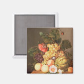 Aimant Vie morte avec des fruits (Recto/Verso)
