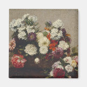 Aimant Vie morte avec fleurs (Devant)