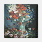 Aimant Vie morte avec Fleurs de prairie | Vincent Van Gog (Devant)