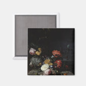 Aimant Vie morte avec fleurs et insectes (Recto/Verso)