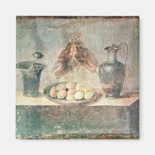 Aimant Vie morte avec oeufs et pousses