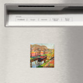 Aimant Viegers - Un Fatboat dans les champs de bulbes hol (In Situ (Lave-vaisselle))