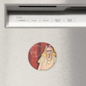 Aimant vieille dame et cigare (In Situ (Lave-vaisselle))