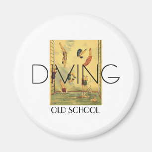 Aimant Vieille école de plongée SUPÉRIEURE