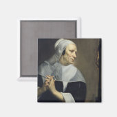 Aimant Vieille Femme Priant (Recto/Verso)