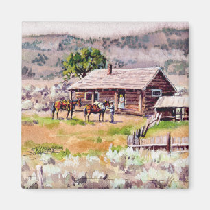 Aimant VIEILLE FERME par SHARON SHARPE