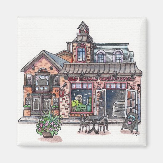 Aimant Vieille salle de la ville (Devant)