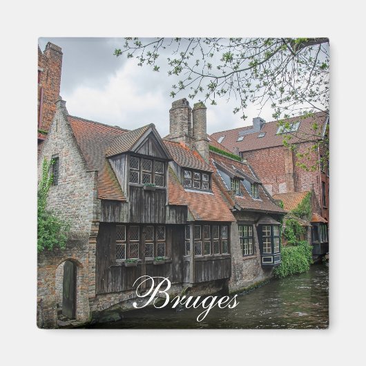 Aimant Vieille ville de Bruges en Belgique (Devant)
