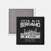 Aimant Vieille ville supérieure (Citta Alta) à Bergamo, I (Recto/Verso)