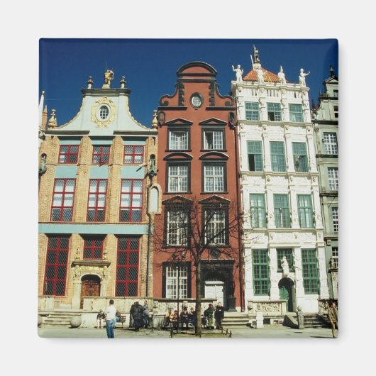 Aimant Vieilles maisons à Gdansk (Devant)