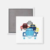 Aimant Vieilles voitures (Recto/Verso)