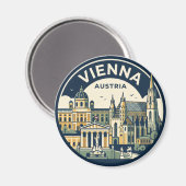 Aimant Vienne Autriche (Recto/Verso)