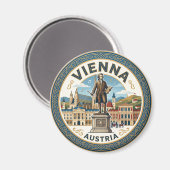 Aimant Vienne, Autriche Autriche (Recto/Verso)