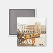 Aimant Vienne Autriche City Panorama (Recto/Verso)