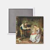 Aimant Viens à papa (Recto/Verso)