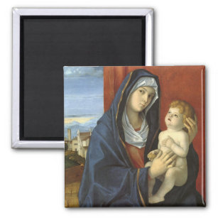 Aimant Vierge à l'enfant par Giovanni Bellini