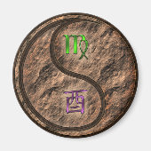 Aimant Vierge & Coq de Terre (Devant)