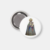 Aimant Vierge de Candelaria (Recto/Verso)