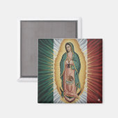 Aimant Vierge de Guadalupe - Mexique (Recto/Verso)