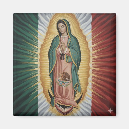 Aimant Vierge de Guadalupe - Mexique (Devant)