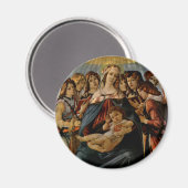 Aimant Vierge de la grenade - Botticelli (Recto/Verso)