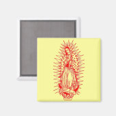 Aimant Vierge de l'aimant de Guadalupe (Recto/Verso)
