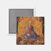 Aimant Vierge de l'Humilité avec Christ Enfant et Anges (Recto/Verso)