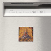 Aimant Vierge de l'Humilité avec Christ Enfant et Anges (In Situ (Lave-vaisselle))