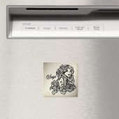 Aimant Vierge du zodiaque doré (In Situ (Lave-vaisselle))