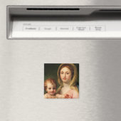 Aimant Vierge et enfant avec deux anges, 1770-73 (In Situ (Lave-vaisselle))