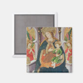 Aimant Vierge et enfant avec musiciens anges (Recto/Verso)