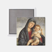 Aimant Vierge et enfant (huile sur panneau) 2 (Recto/Verso)