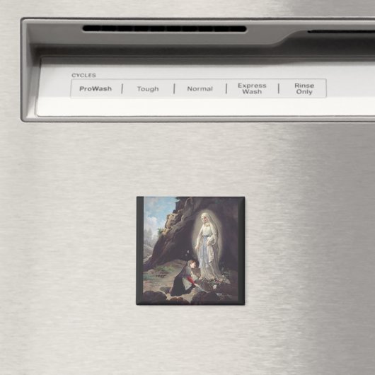 Aimant Vierge Marie de Lourdes (In Situ (Lave-vaisselle))