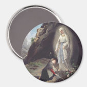 Aimant Vierge Marie de Lourdes (Recto/Verso)