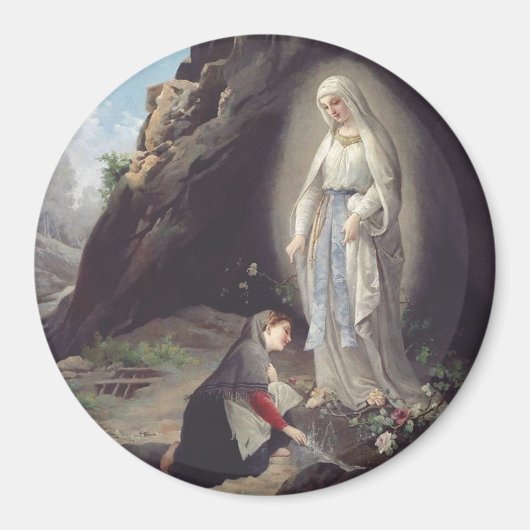 Aimant Vierge Marie de Lourdes (Devant)