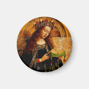 Aimant Vierge Marie par Jan van Eyck