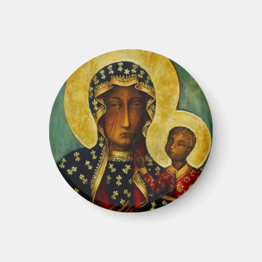 Aimant Vierge noire de Częstochowa (Devant)