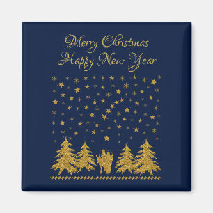 Aimant Vierge religieuse de Noël Marie, Saint Joseph, Jés