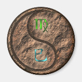 Aimant Vierge & Serpent de Terre (Devant)