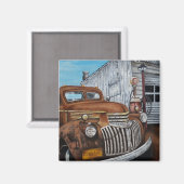 Aimant Vieux camion (Recto/Verso)