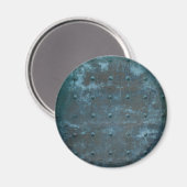 Aimant Vieux Cuivre Espagnol Porte en Métal Tarni (Recto/Verso)