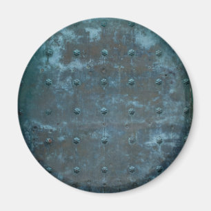 Aimant Vieux Cuivre Espagnol Porte en Métal Tarni