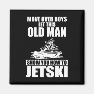 Aimant Vieux Homme Comment Jetski Cool Funny Jet-ski Jet
