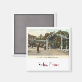 Aimant Vieux Parc, Vichy, France Vintage (Recto/Verso)